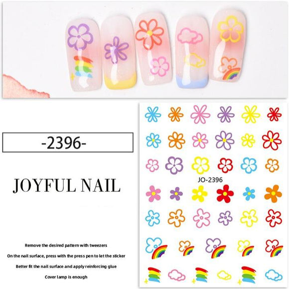 Nail Sticker - JO-2396 - Flower