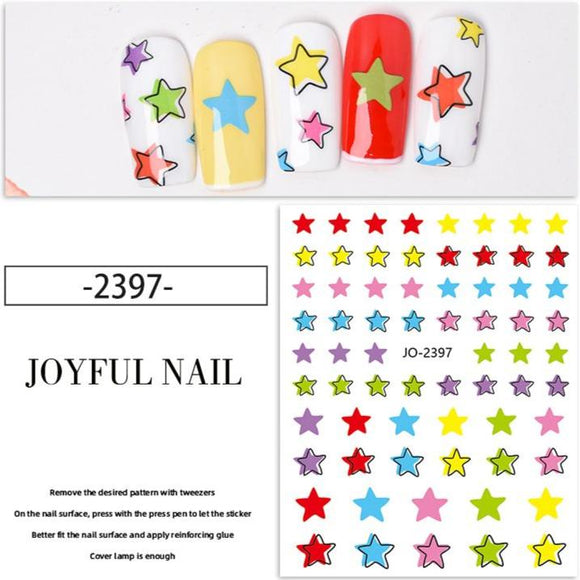 Nail Sticker - JO-2397 - Stars