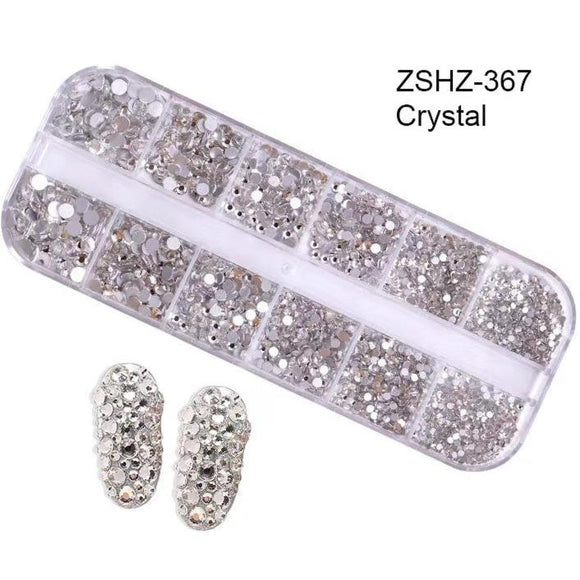 Rhinestones - Flat Bottom - Silver