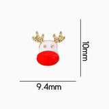 Nail Decoration - Rhinestones - Christmas - 2pcs