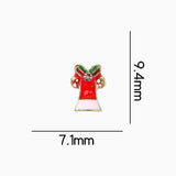 Nail Decoration - Rhinestones - Christmas - 2pcs