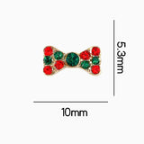 Nail Decoration - Rhinestones - Christmas - 2pcs