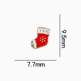 Nail Decoration - Rhinestones - Christmas - 2pcs