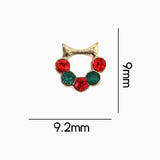 Nail Decoration - Rhinestones - Christmas - 2pcs