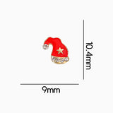 Nail Decoration - Rhinestones - Christmas - 2pcs