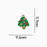 Nail Decoration - Rhinestones - Christmas - 2pcs
