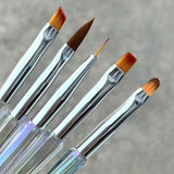 Manicure Brush - 5pcs