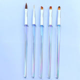 Manicure Brush - 5pcs