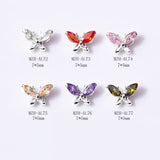 Metal Nail Jewlery - Butterfly - 5pcs