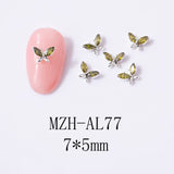 Metal Nail Jewlery - Butterfly - 5pcs