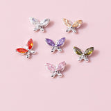 Metal Nail Jewlery - Butterfly - 5pcs