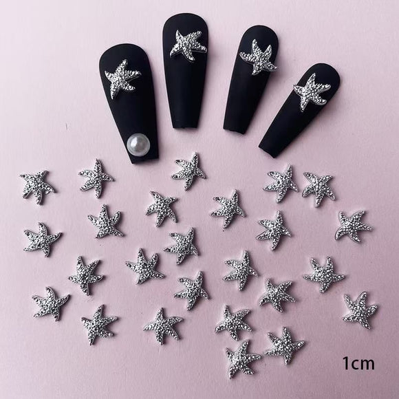 Metal Nail Jewlery - Star Fish - 20pcs