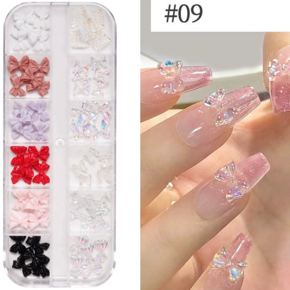 Nail Decoration - Bows