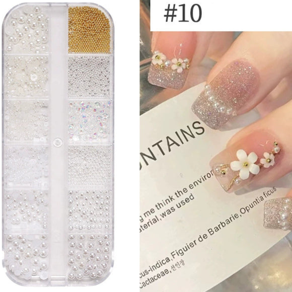Nail Decoration - Pearls