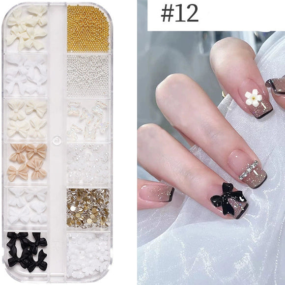Nail Decoration - Mix Bows & Other