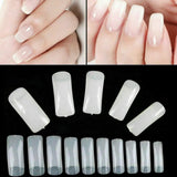 Full / Squoval - Halfmoon -  Nail Tips - 500pcs - Box