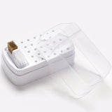 Drill Bit Storage Box - 30 Holes with Cleaning Brush