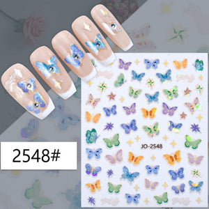 Nail Sticker - 2548 - Butterfly