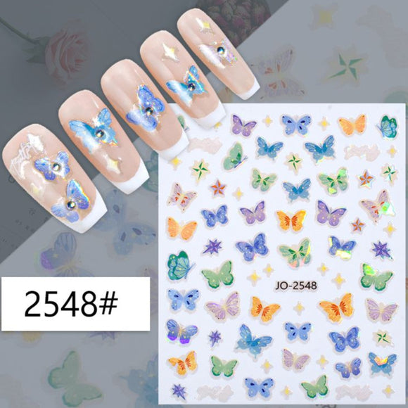 Nail Sticker - 2548 - Butterfly
