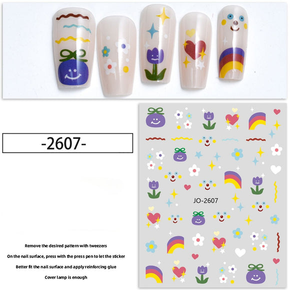 Nail Sticker - 2607 - Cartoons