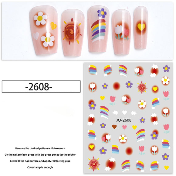 Nail Sticker - 2608 - Cartoons