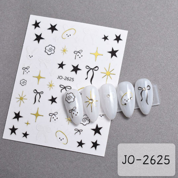 Nail Sticker - 2625 - Stars