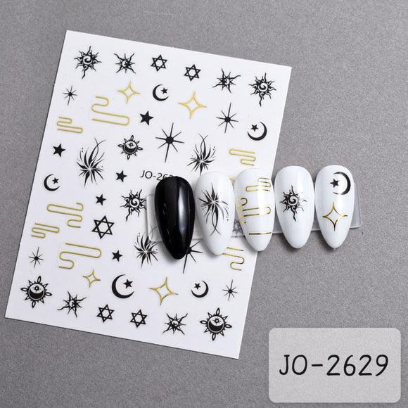 Nail Sticker - 2629 - Stars