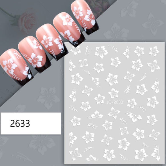 Nail Sticker - 2633 - Flowers