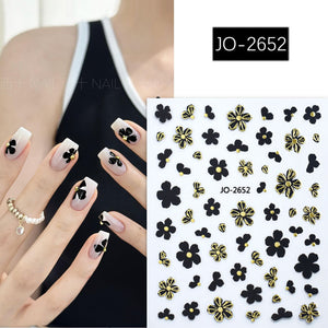 Nail Sticker - 2652 - Flowers
