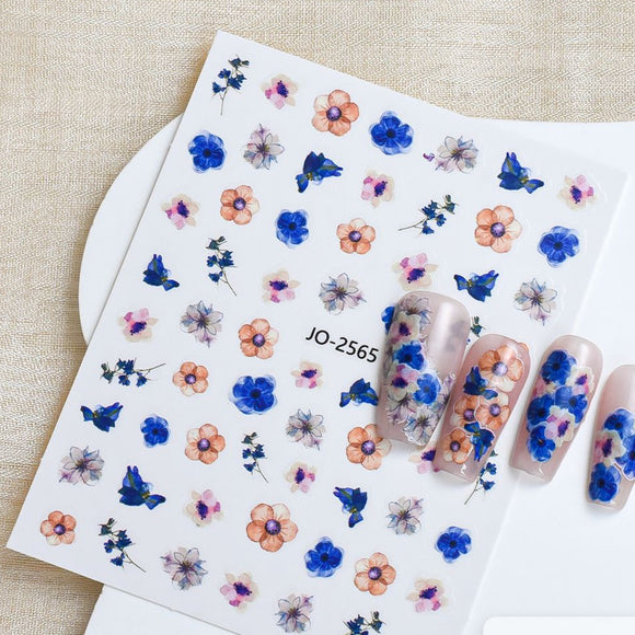 Nail Sticker - 2565 - Flowers