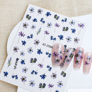 Nail Sticker - 2566 - Flowers