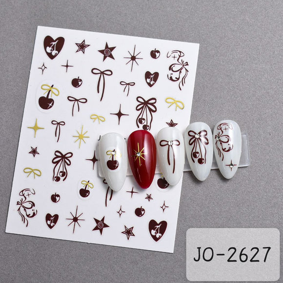 Nail Sticker - 2627 - Bows