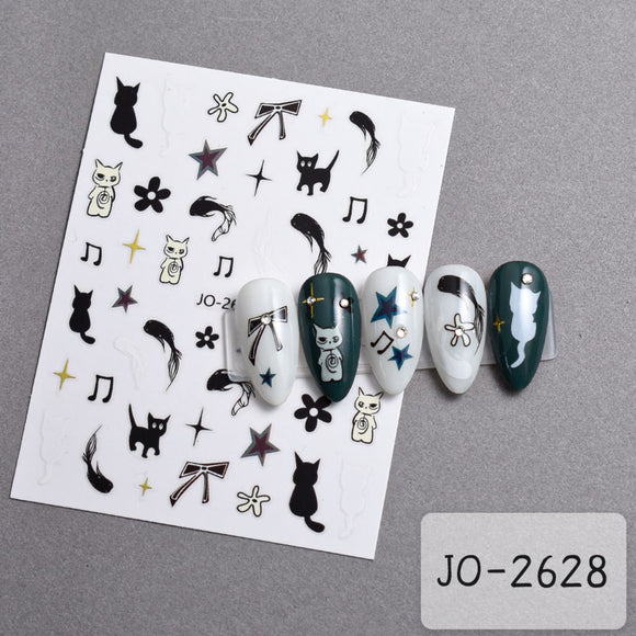 Nail Sticker - 2628 - Cats