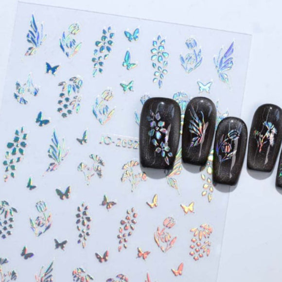 Nail Sticker - 2692 - Butterfly