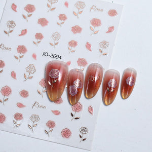 Nail Sticker - 2694 - Roses