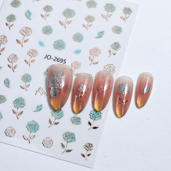 Nail Sticker - 2695 - Roses