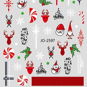 Nail Sticker - 2597 - Christmas