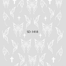 Nail Sticker 3D - 1418 - Butterfly