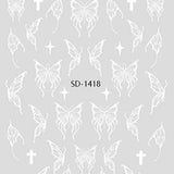 Nail Sticker 3D - 1418 - Butterfly