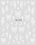 Nail Sticker 3D - 1419 - Butterfly