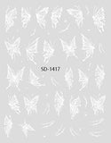 Nail Sticker 3D - 1417 - Butterfly