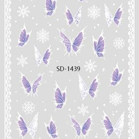 Nail Sticker 3D - 1439 - Butterfly