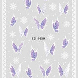Nail Sticker 3D - 1439 - Butterfly