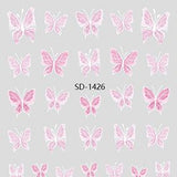 Nail Sticker 3D - 1426 - Butterfly