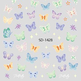 Nail Sticker 3D - 1428 - Butterfly