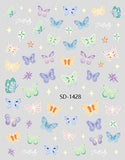 Nail Sticker 3D - 1428 - Butterfly