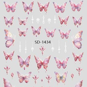 Nail Sticker 3D - 1434 - Butterfly