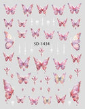 Nail Sticker 3D - 1434 - Butterfly