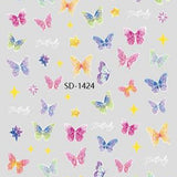 Nail Sticker 3D - 1424 - Butterfly