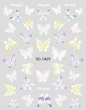 Nail Sticker 3D - 1429 - Butterfly